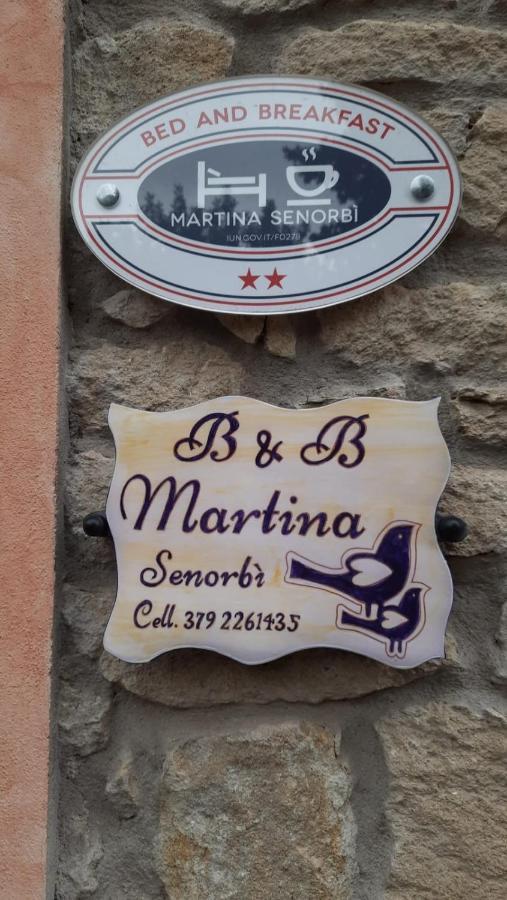 B&B Martina Senorbi Buitenkant foto
